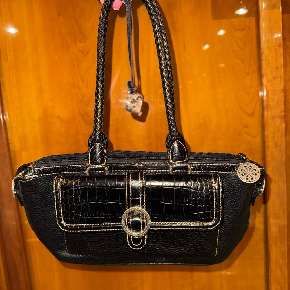 Vintage Brighton Black and Silver Handbag